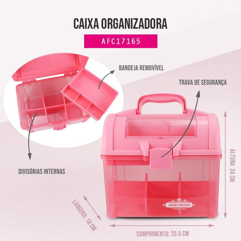 Caixa Organizadora Transparente Jacki Design Black Friday