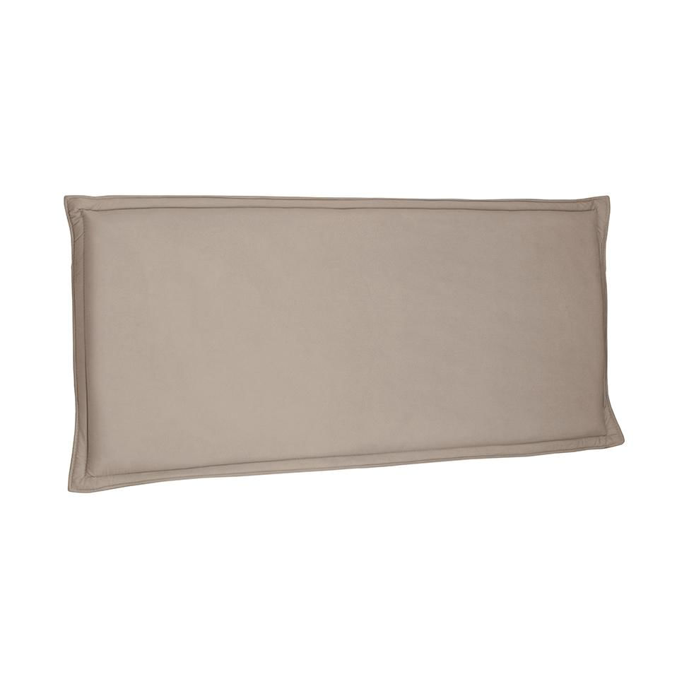 Painel para Cama Box Solteiro Veneza Suede Bege