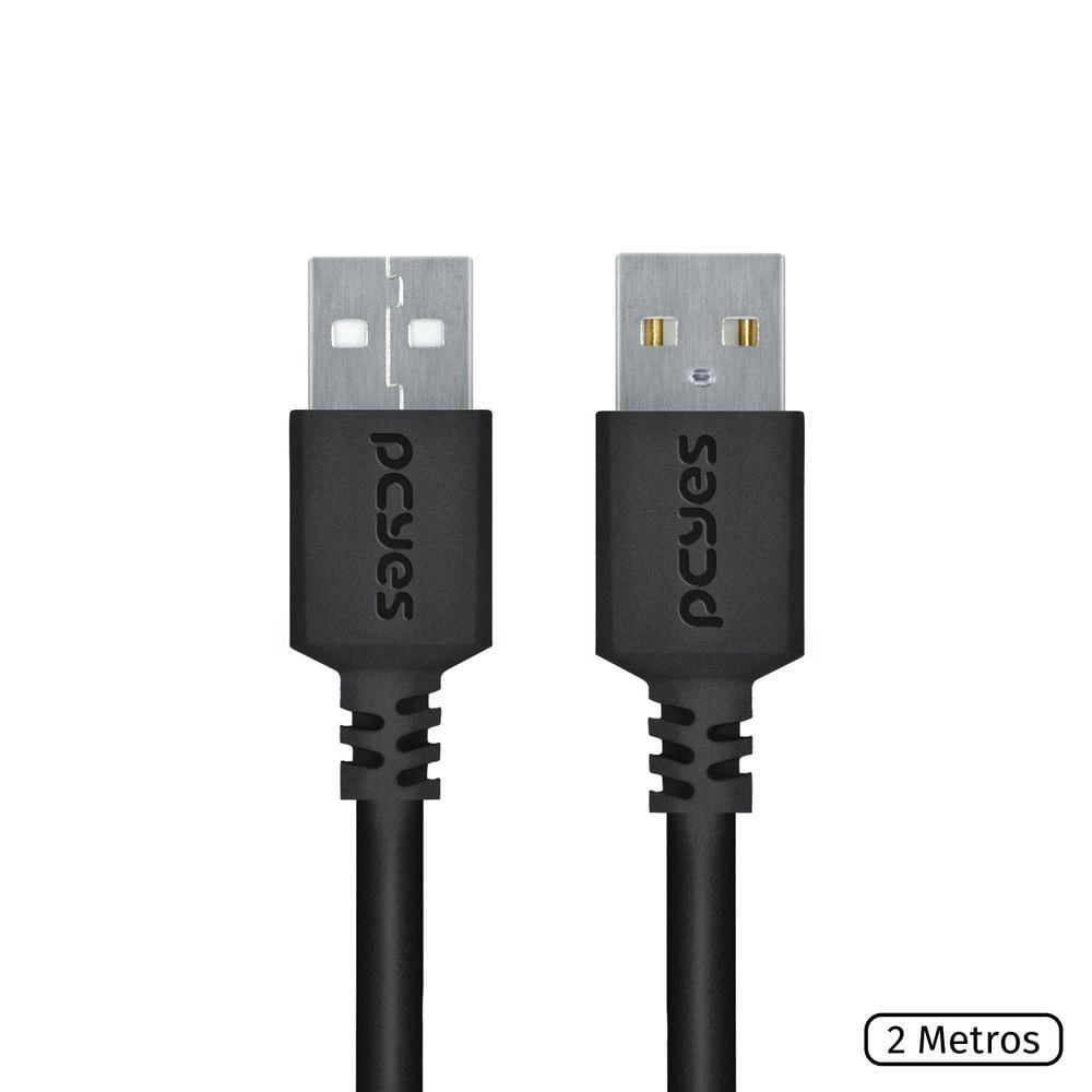 Cabo De Dados Usb A 2.0 Macho Para Usb A 2.0 Macho 28Awg Pur