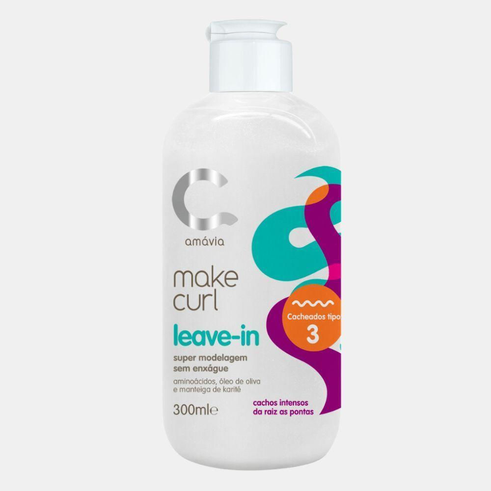 Leave-in Cacho Tipo 3 Hidratação Amavia Make Curl 300ml