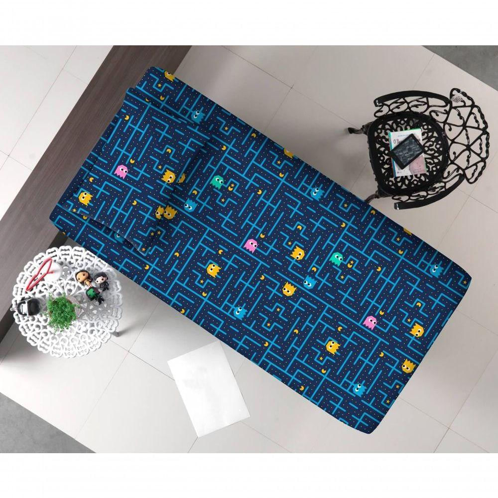 Jogo De Cama Infantil Estampado Solteiro 2 Peças - Kids - Pac Pac