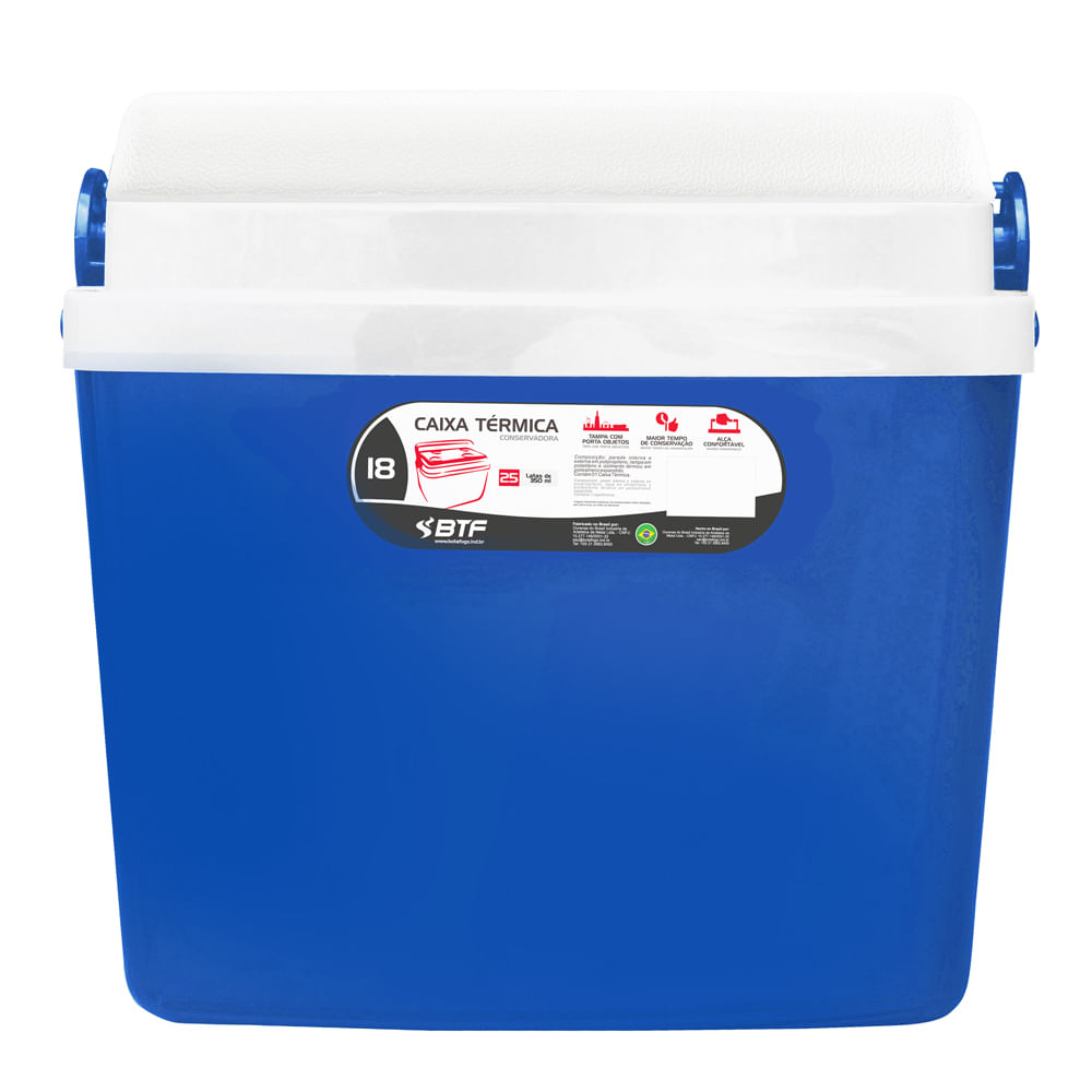 Caixa Térmica Botafogo Azul 18L