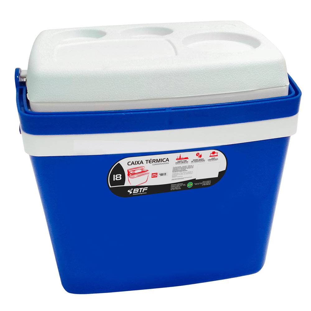 Caixa Térmica Botafogo Azul 18L