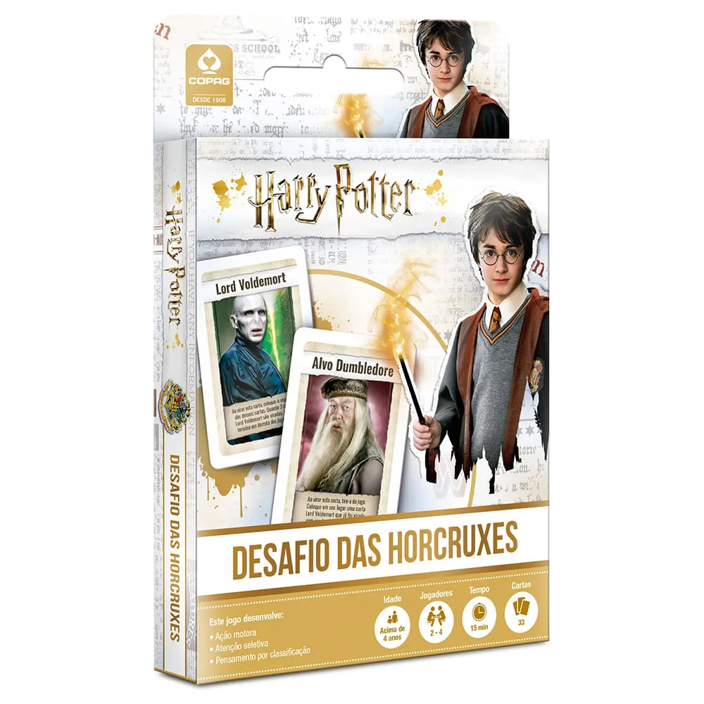 Jogo de Cartas Harry Potter Desafio das Horcruxes - Copag