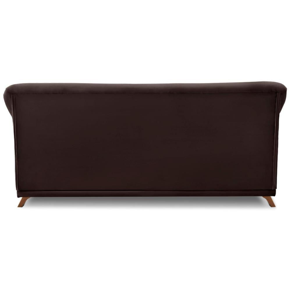 Sofa 2 Lugares Retro Polo 160cm Com Almofada Suede 1102 Ezz 1102