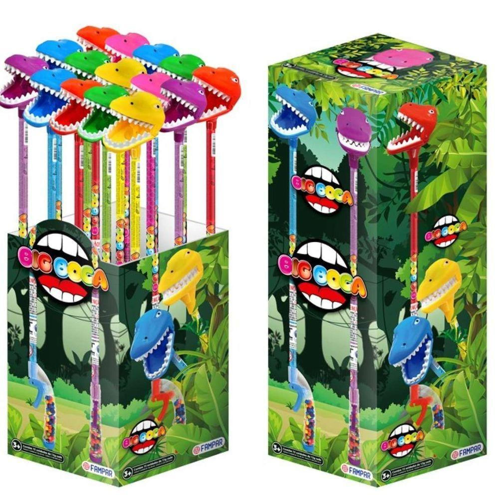 Brinquedo Dinossauro Big Boca Caixa Display Com 15 Unidades