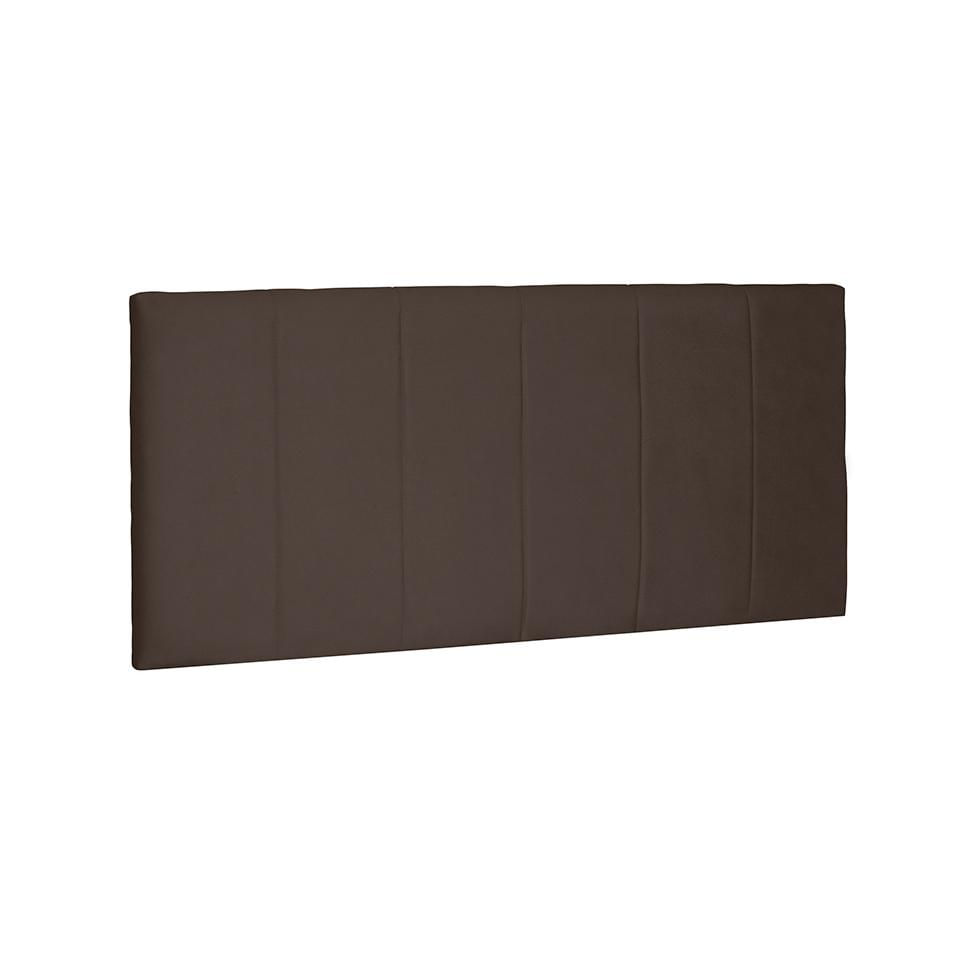 Painel para Cama Box King Ravenna Suede Caramelo