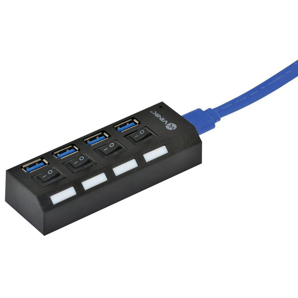 Hub Usb 3.0 4 Portas Com Interruptor Huv-50