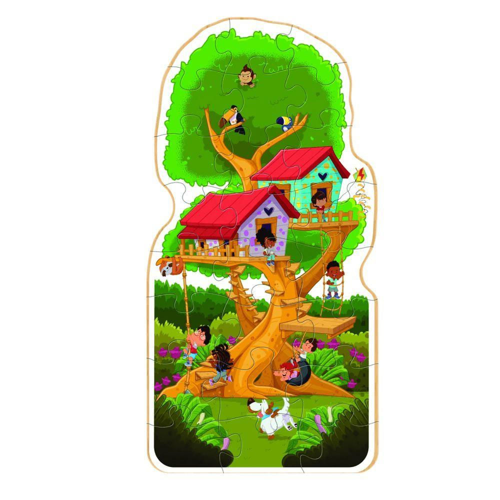 Puzzle Gigante Casa Na árvore - Nig Brinquedos