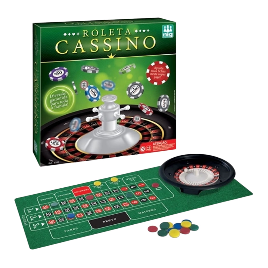 Jogo Roleta Cassino - Nig Brinquedos