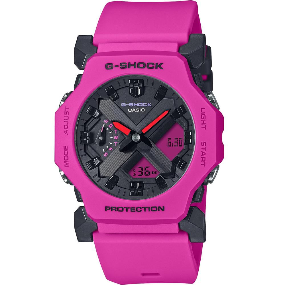 Relógio Casio Feminino Ref:Ga-2300-4adr G-Shock Anadigi Pink