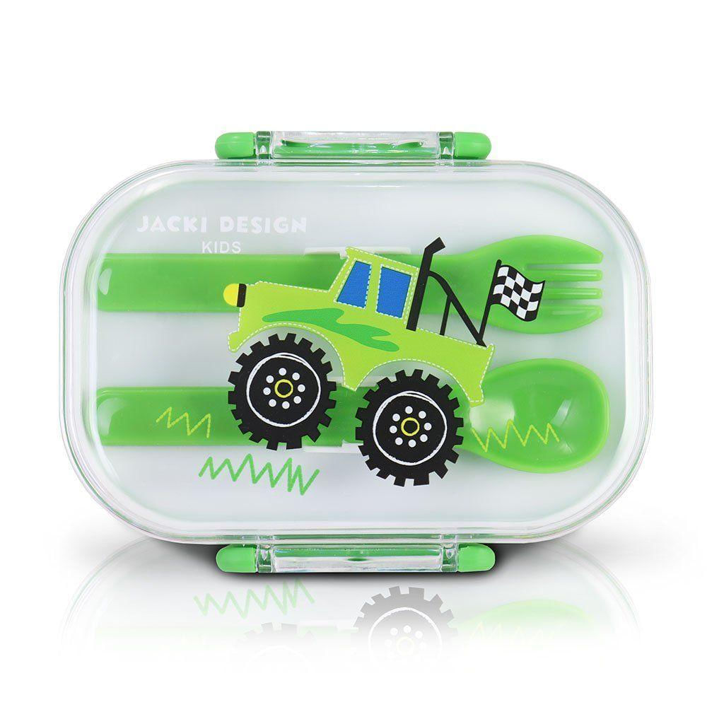 Pote P/ Lanche De 2 Andares Infantil 400ml Jacki Design - Piccolino Verde