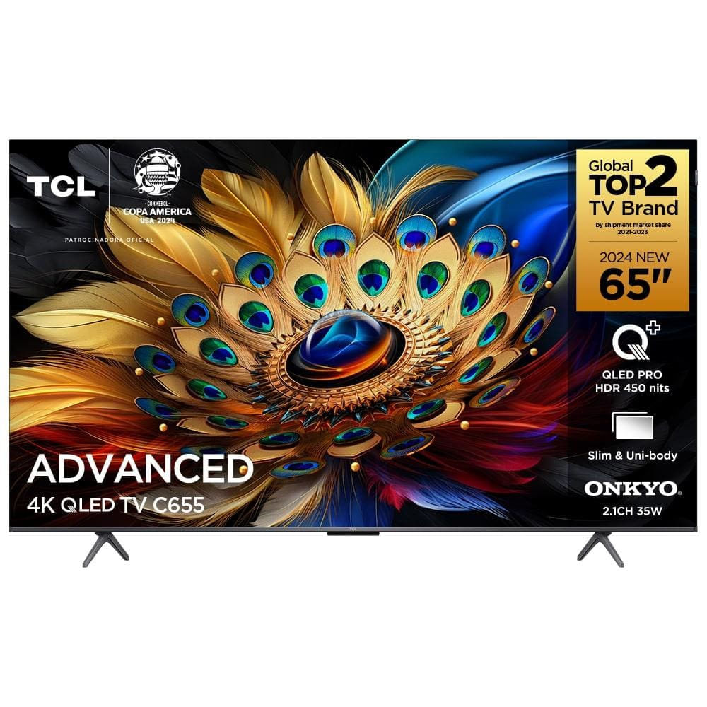 Smart TV 65 Polegadas QLED 4K TCL 65C655