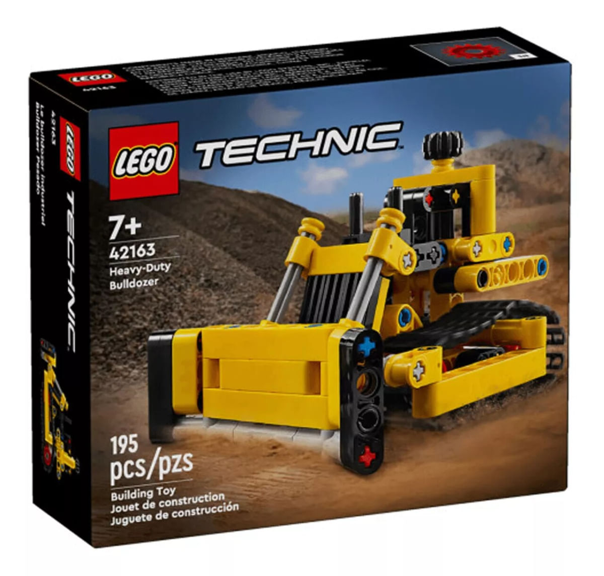 Lego Technic Trator de Esteira para Trabalhos Pesados 195 Peças - 42163