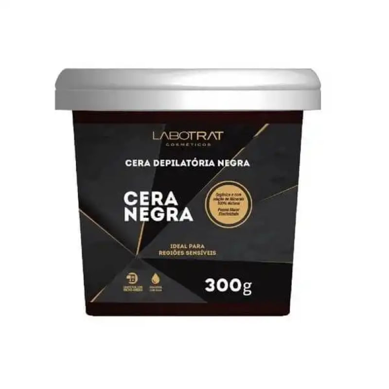 Cera Depilatória Negra Labotrat 300G