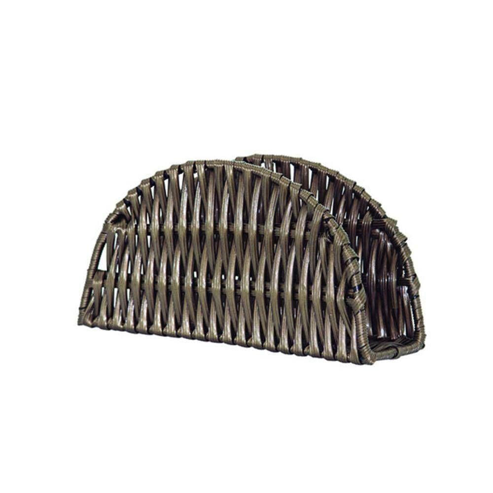 Porta Guardanapo Ebano Em Rattan Sintetico - Mimo