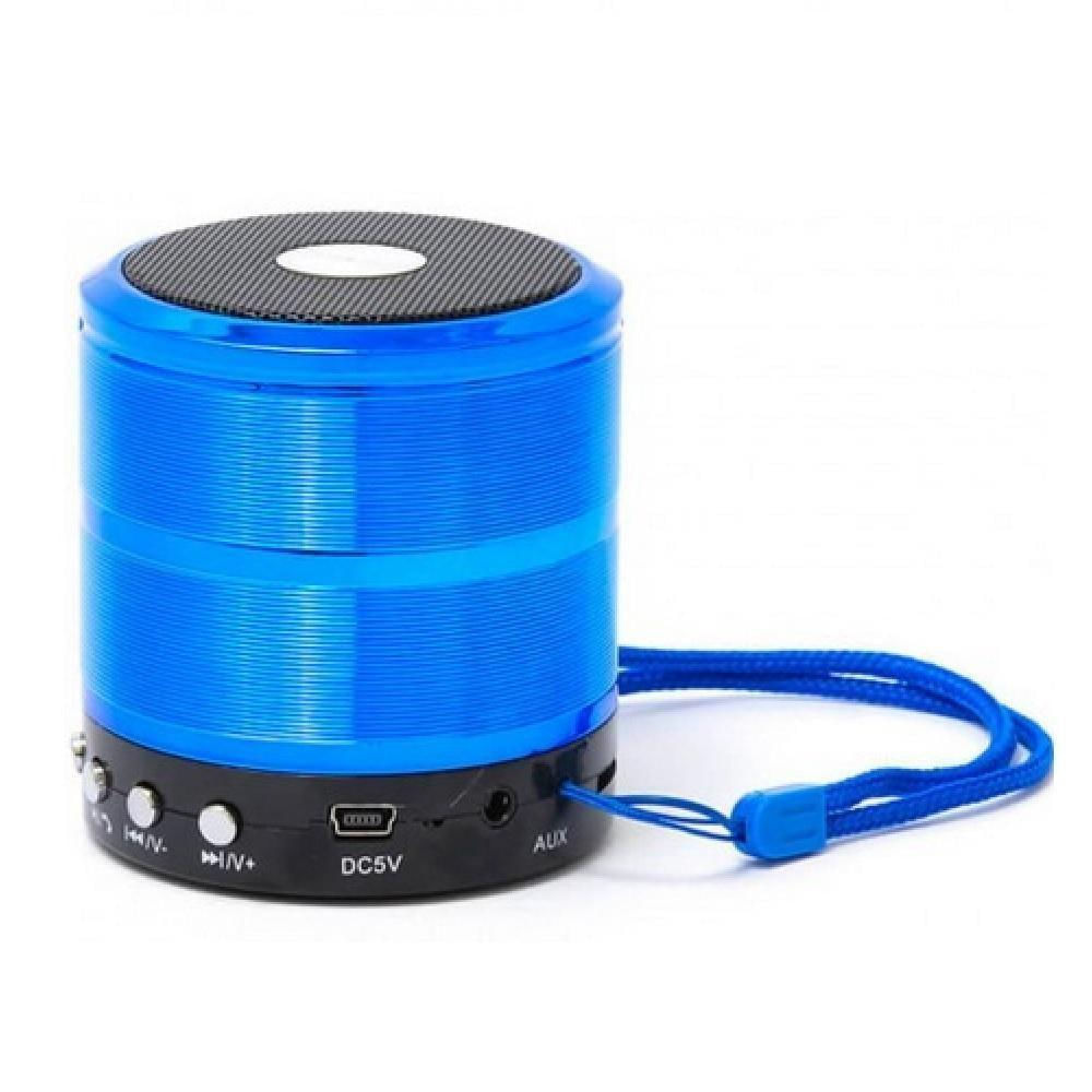 Mini Caixa de Som Portátil para Celular Ws-887 Azul