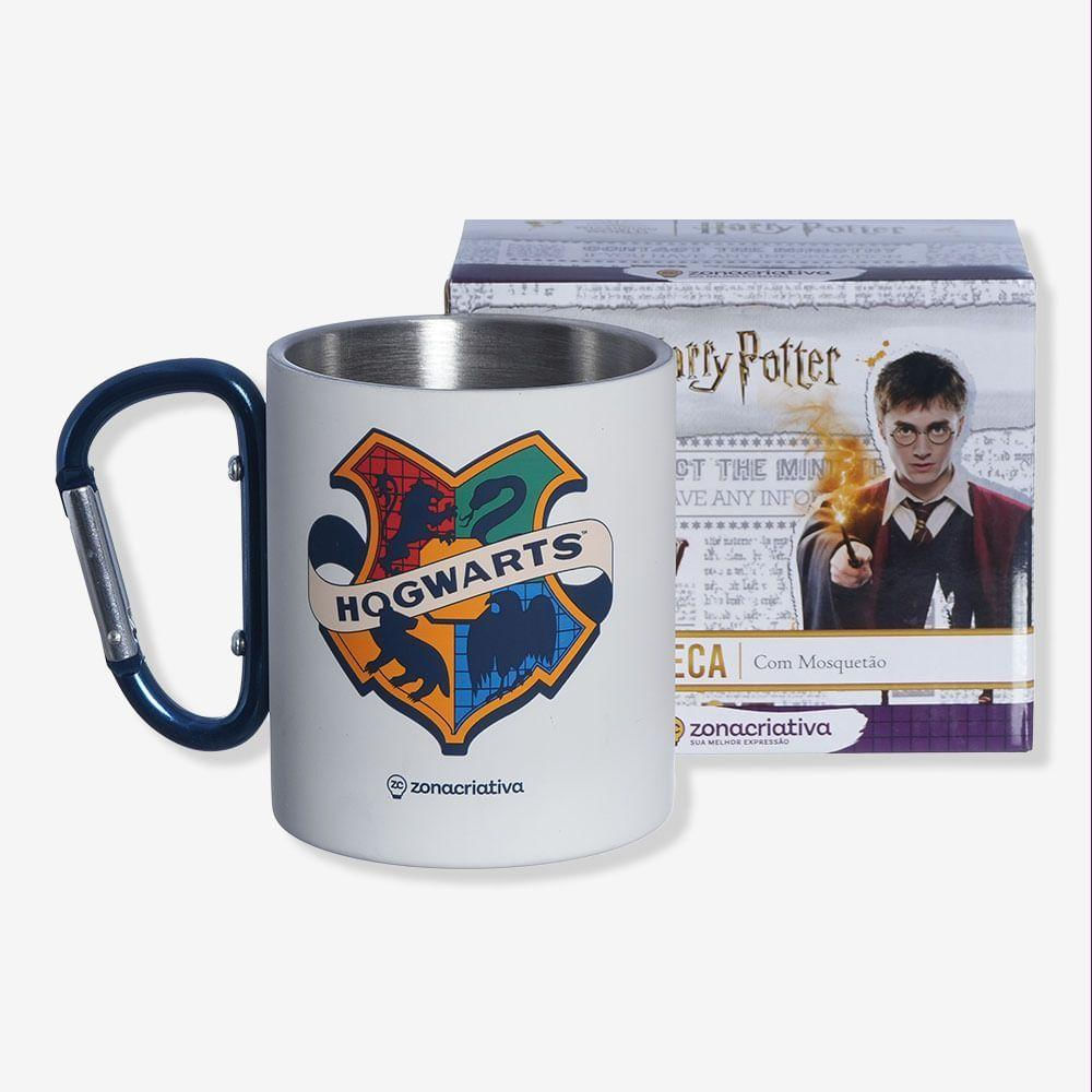 Caneca Mosquetão Hogwarts - Harry Potter