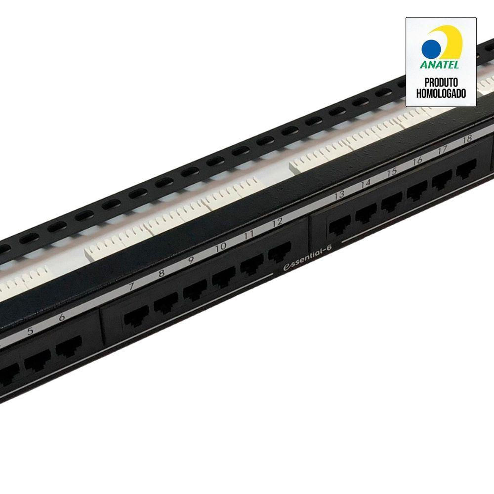 Patch Panel Cat.5e 24 Portas Nexans