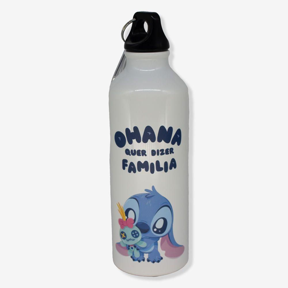 Garrafa Com Mosquetão Stitch Cute - Disney