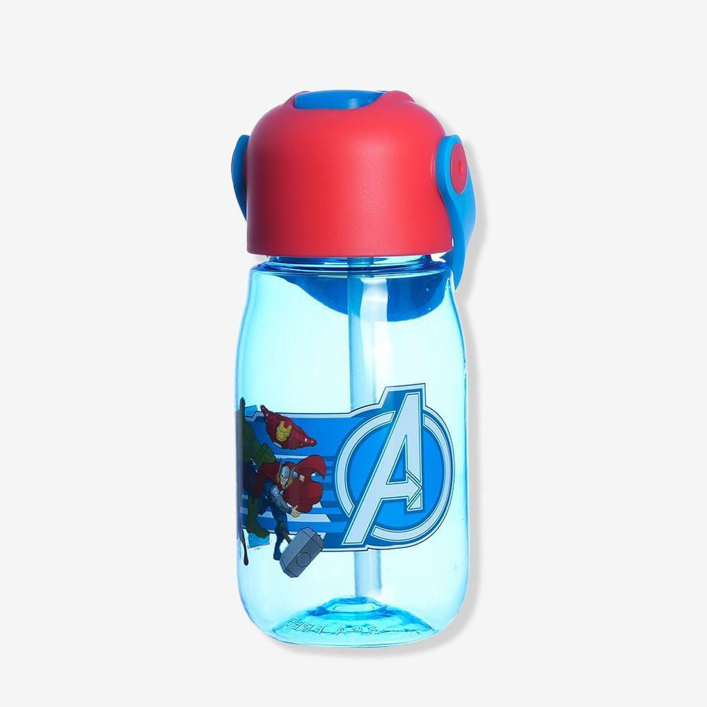 Garrafa Flip Infantil Vingadores Marvel