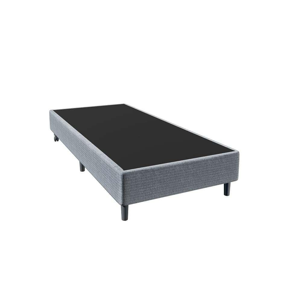 Base para Cama Box Solteiro Celine (40x88x188) Cinza