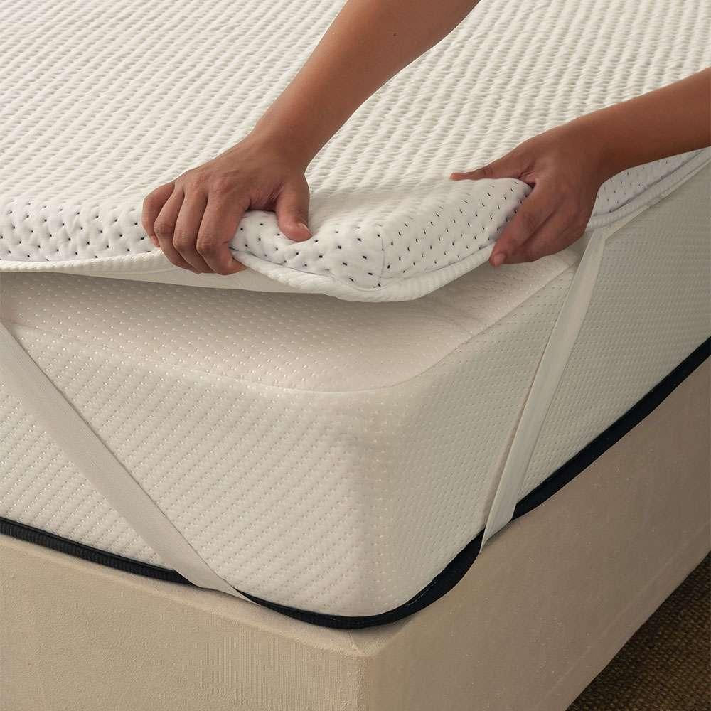 Pillow Top Casal Guldi Soft com Espuma D30 com Alça (5x138x188) Branco