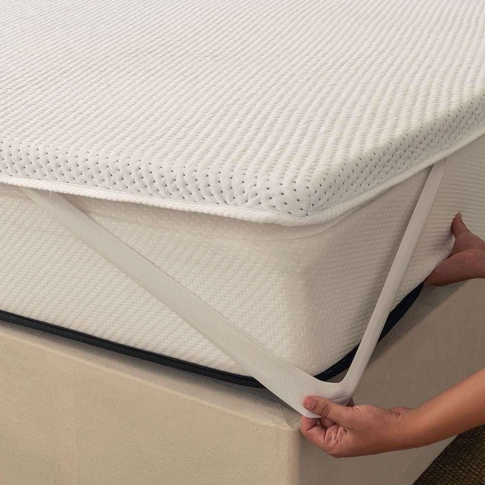 Pillow Top Casal Guldi Soft com Espuma D30 com Alça (5x138x188) Branco