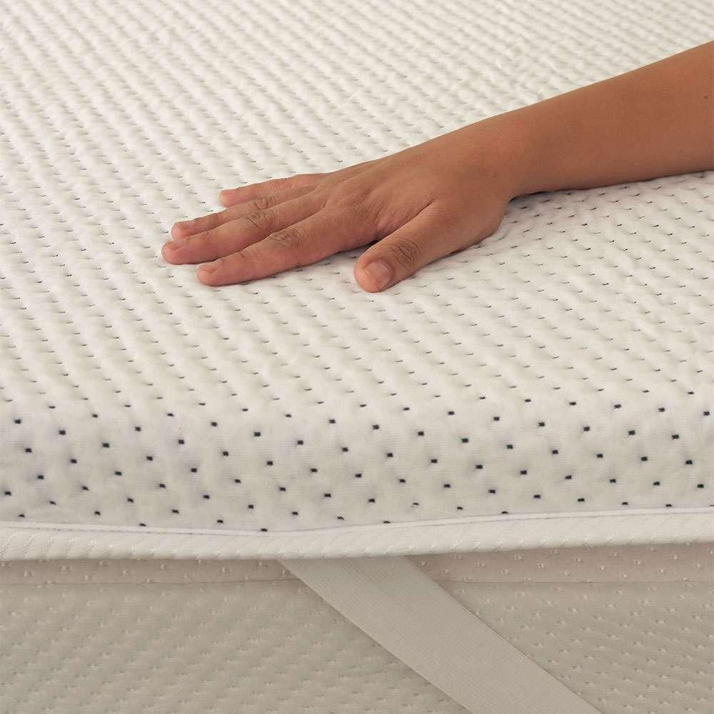 Pillow Top Casal Guldi Soft com Espuma D30 com Alça (5x138x188) Branco
