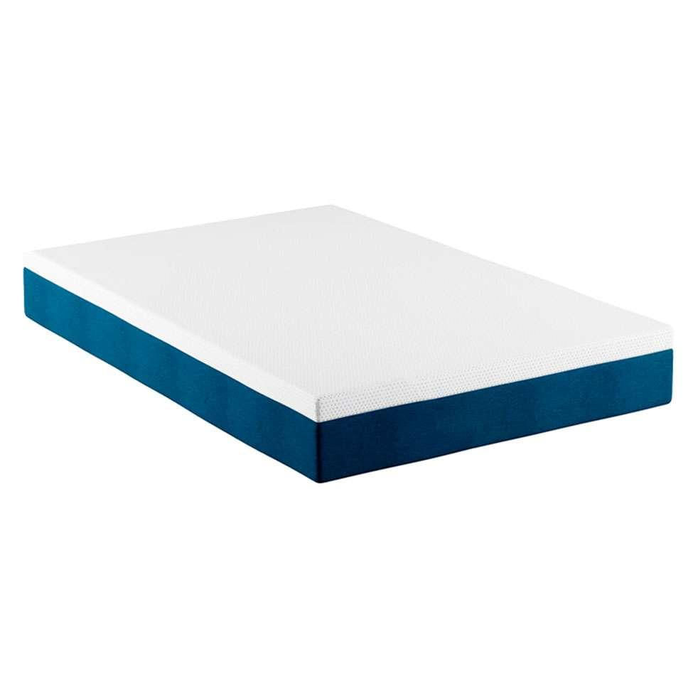 Colchão Viúva Guldi Macio Mola Ensacada (25x128x188) Branco e Azul