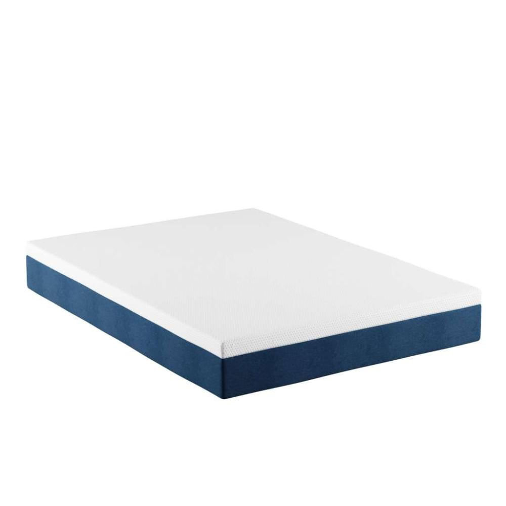 Colchão Casal Mola Ensacada Guldi Firme (25x138x188) Azul e Branco