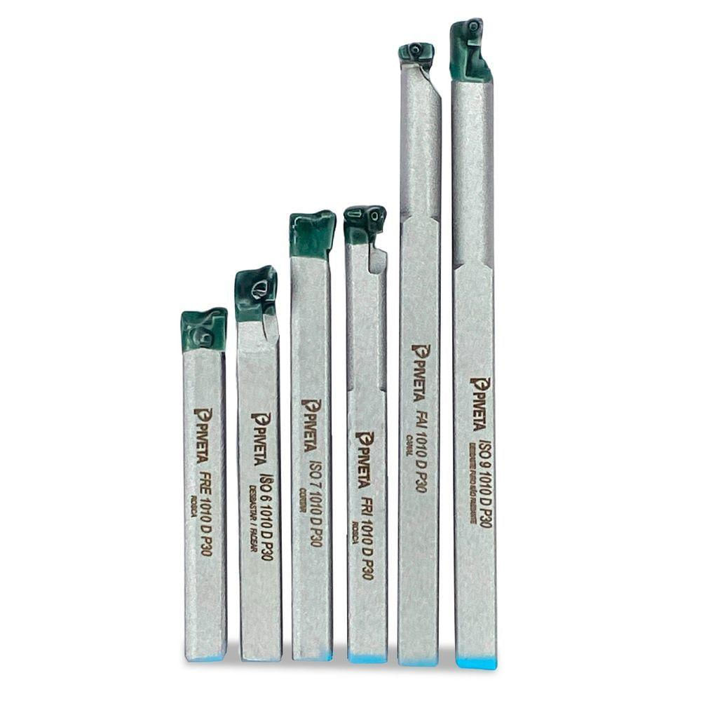 Ferramenta Soldada Para Mini Torno Med. 10 X 10mm - 6 Peças