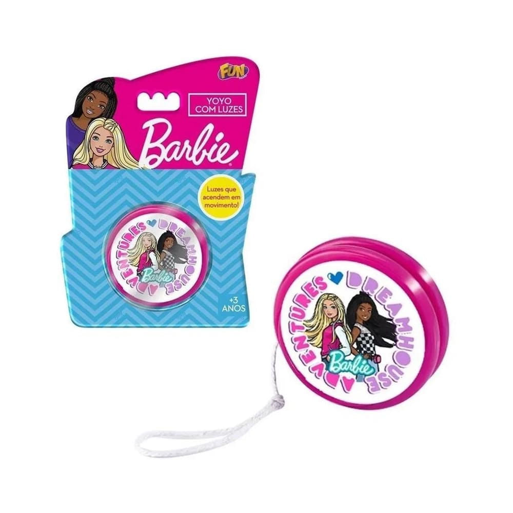 Brinquedo Ioio Da Barbie Com Luz - Fun F00824