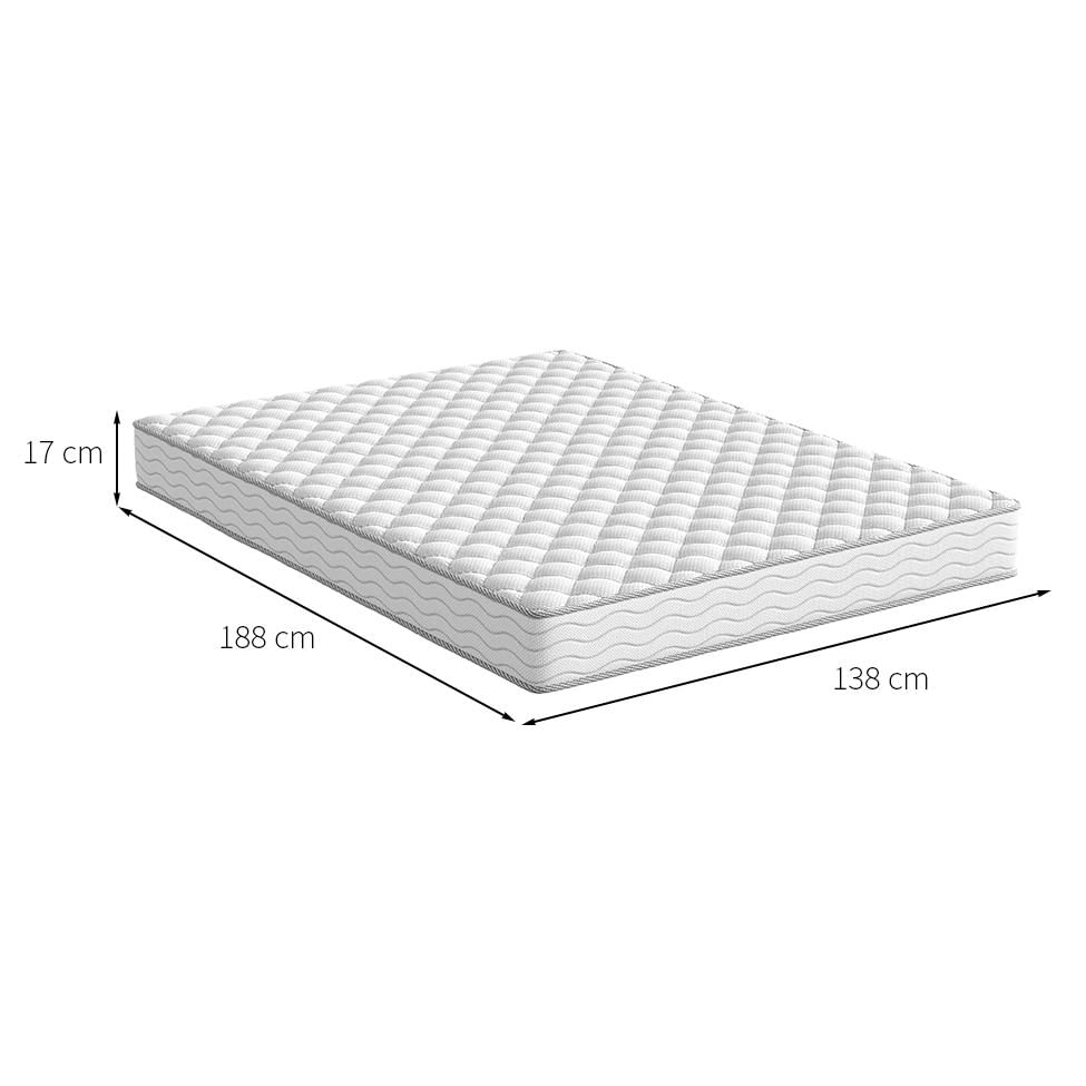 Colchão Casal Howie Espuma D45 (17x138x188) Branco