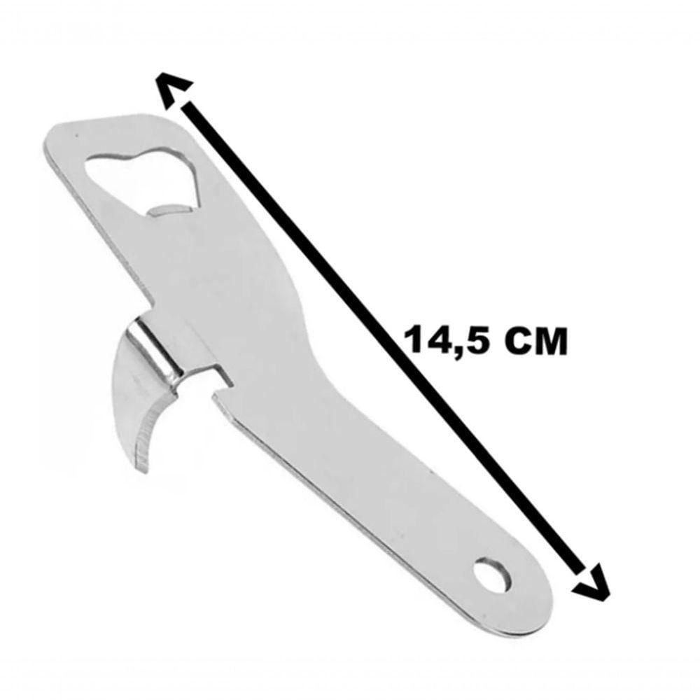 Peneira E Abridor De Garrafa Lata Em Aço Inox Para Cozinha Profissional