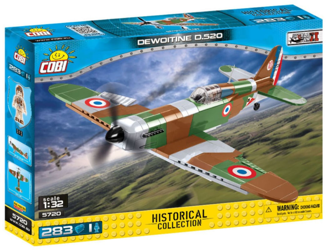 Avião Militar Frances Dewoitine D.520 - Cobi 5720