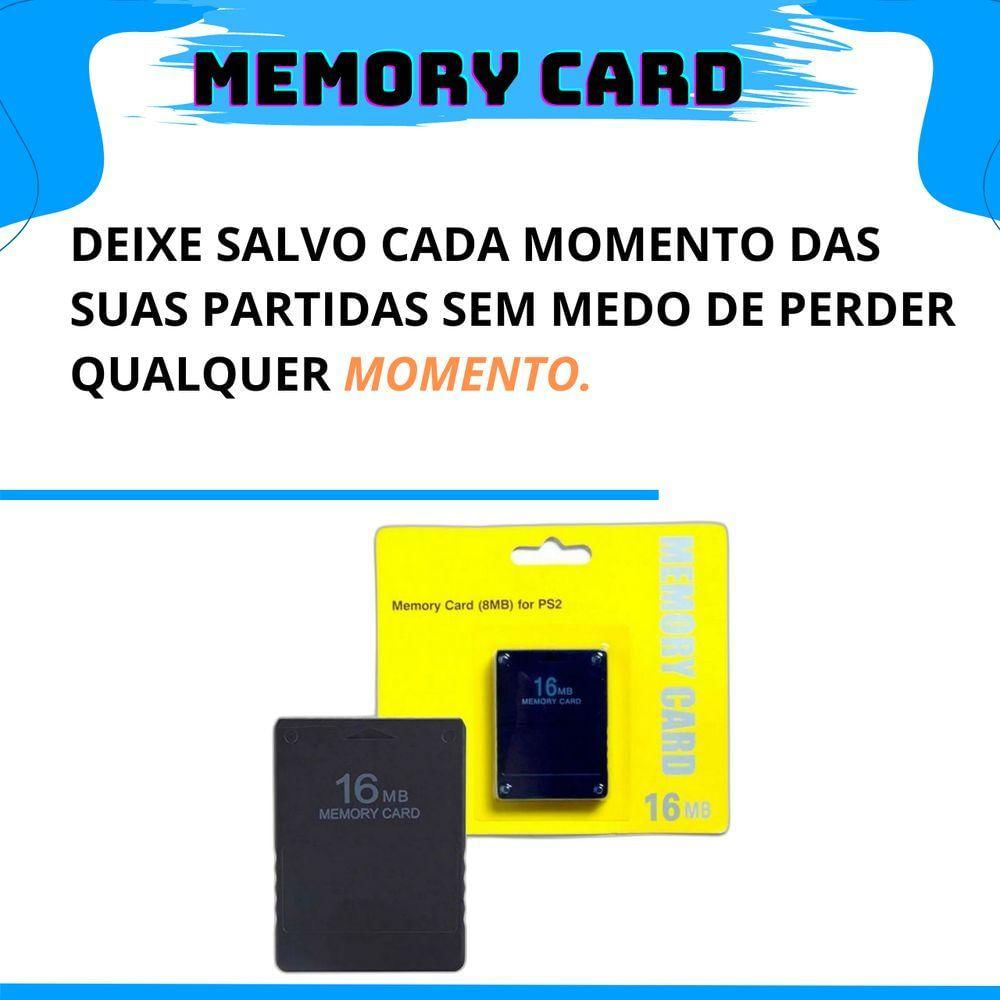 Kit 10 Memory Card 16mb Máximo Desempenho Preto