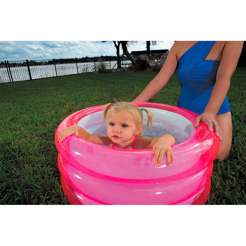 Piscina Inflável Bestway Kiddie 3 Anéis 43L - Item Sortido