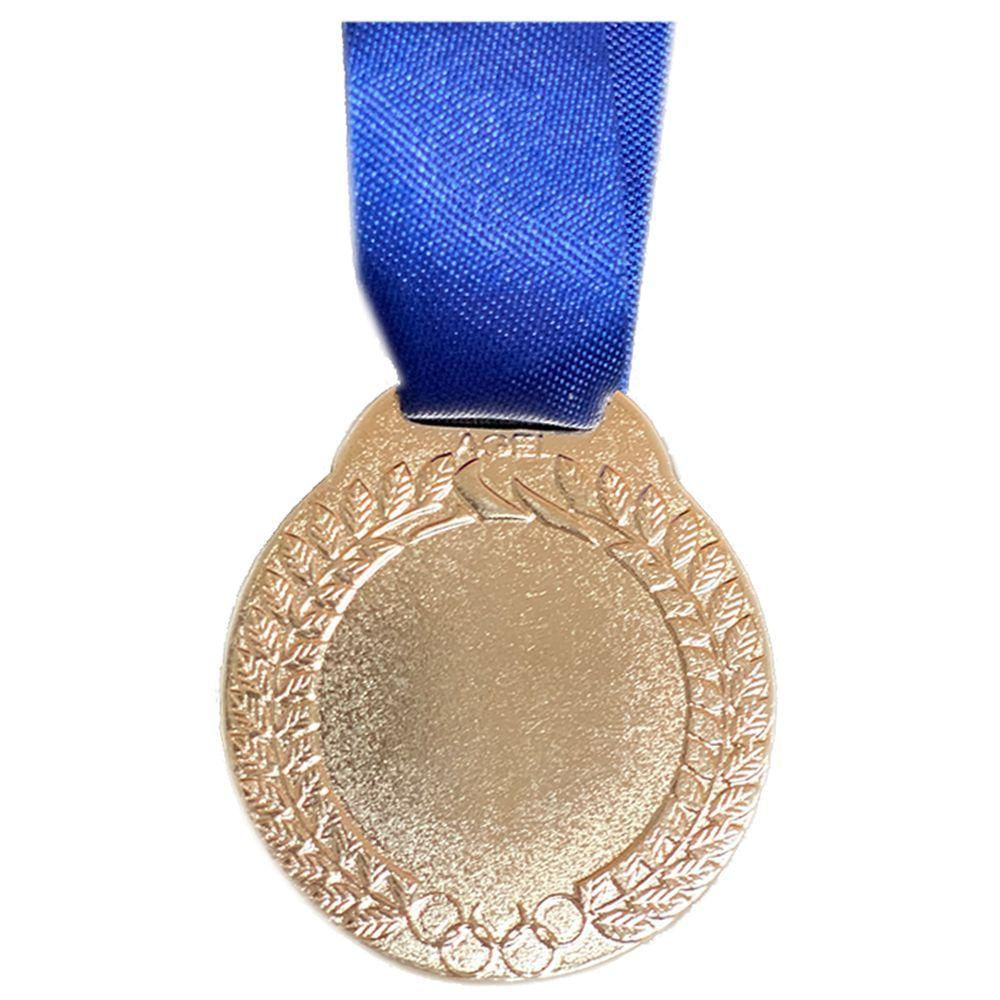 Kit 20 Medalhas Médias 40mm Ouro Prata Bronze Interior Liso prata