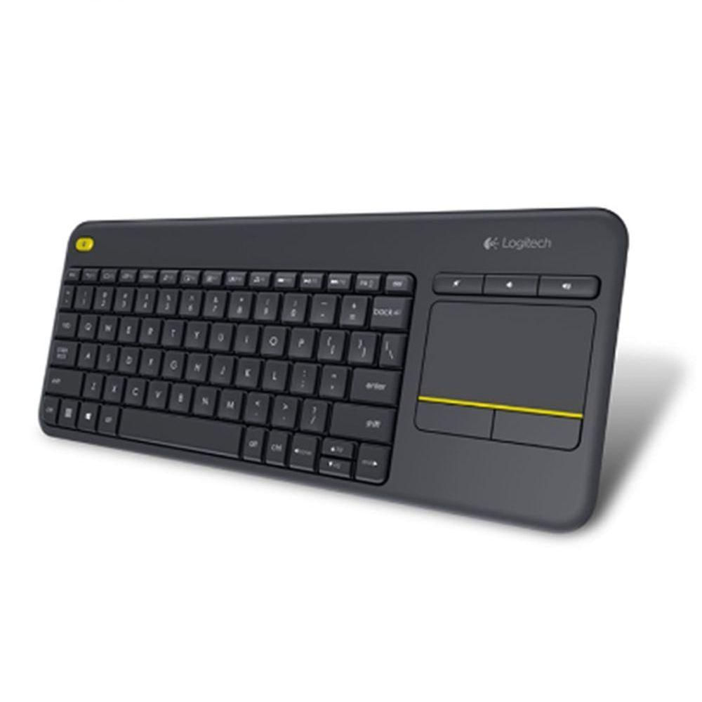 Teclado Sem Fio Touch Pad Integrado Logitech K400 E Mouse