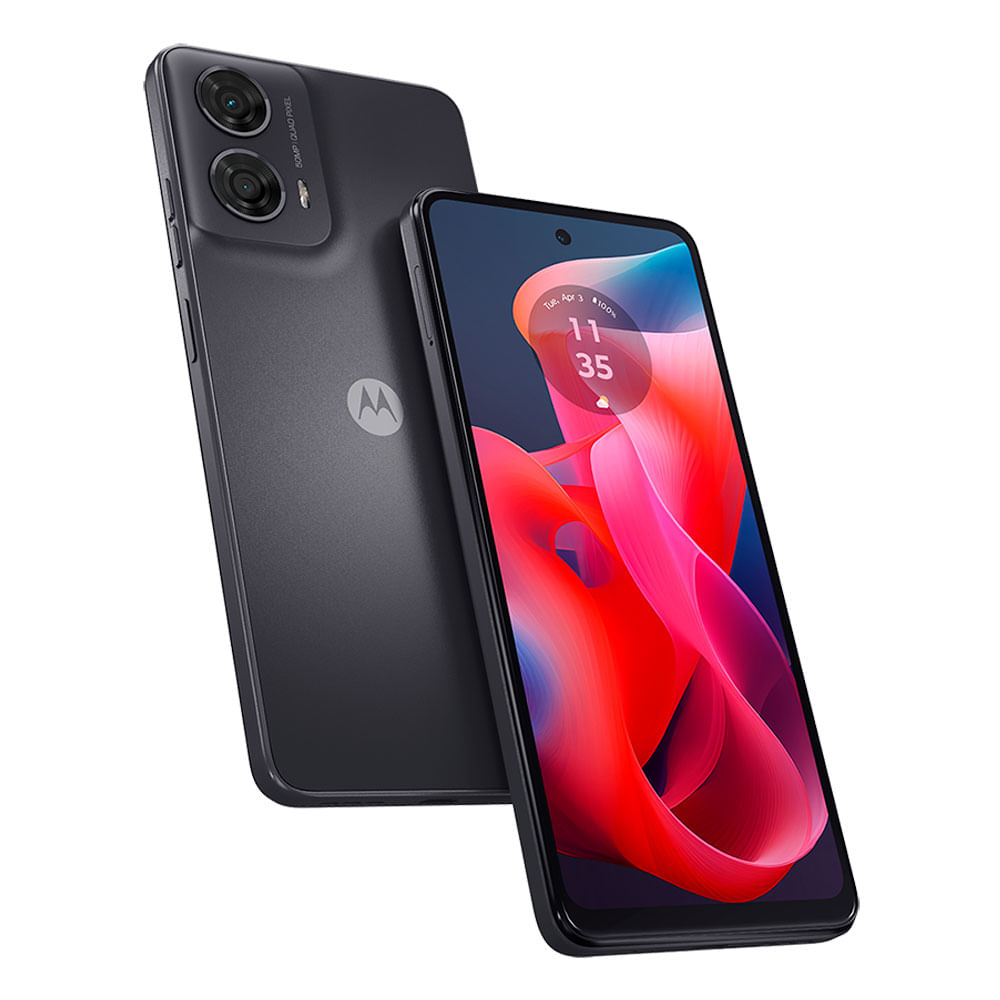Smartphone Motorola G24 4G 128GB Tela de 6.6" Câmera Dupla 50MP + 2MP Grafite