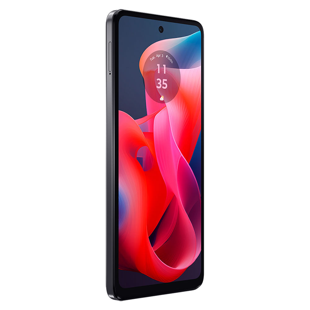 Smartphone Motorola G24 4G 128GB Tela de 6.6" Câmera Dupla 50MP + 2MP Grafite