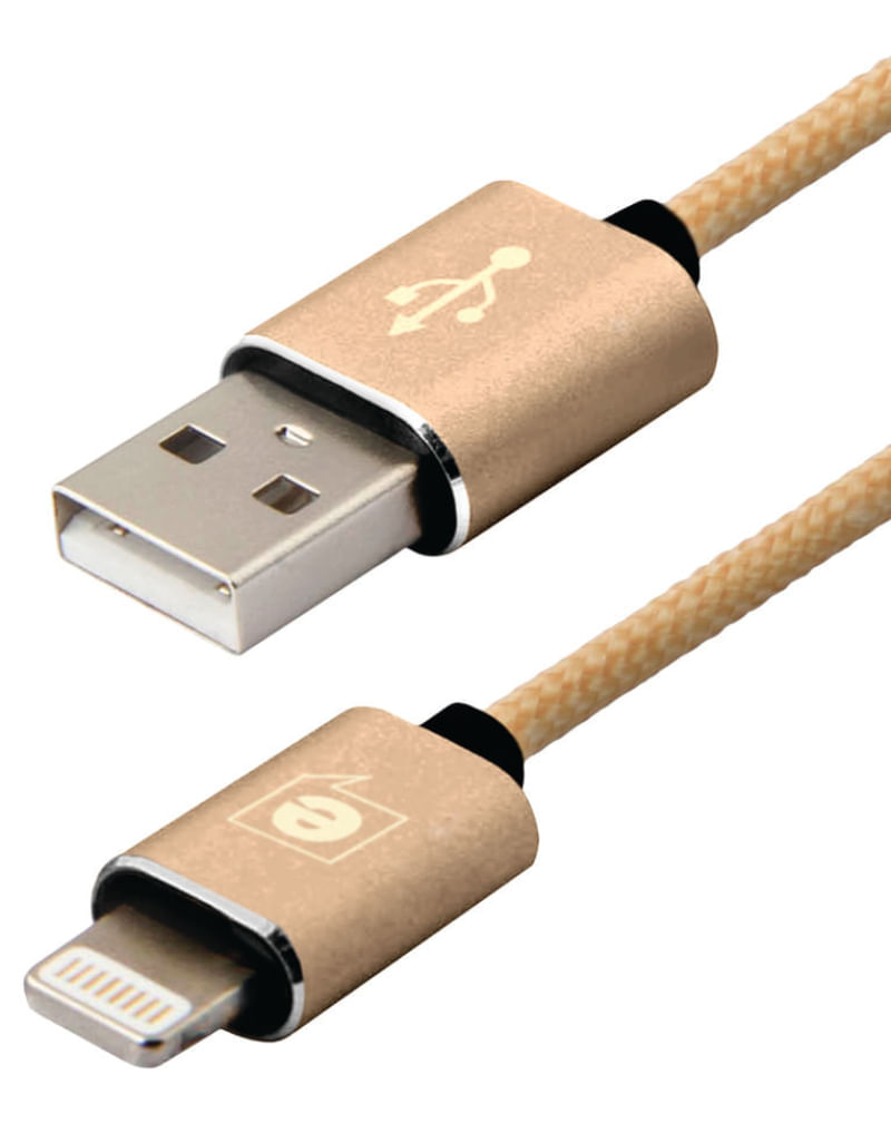 Cabo Premium Lightning 1.5m Easy Mobile Dourado