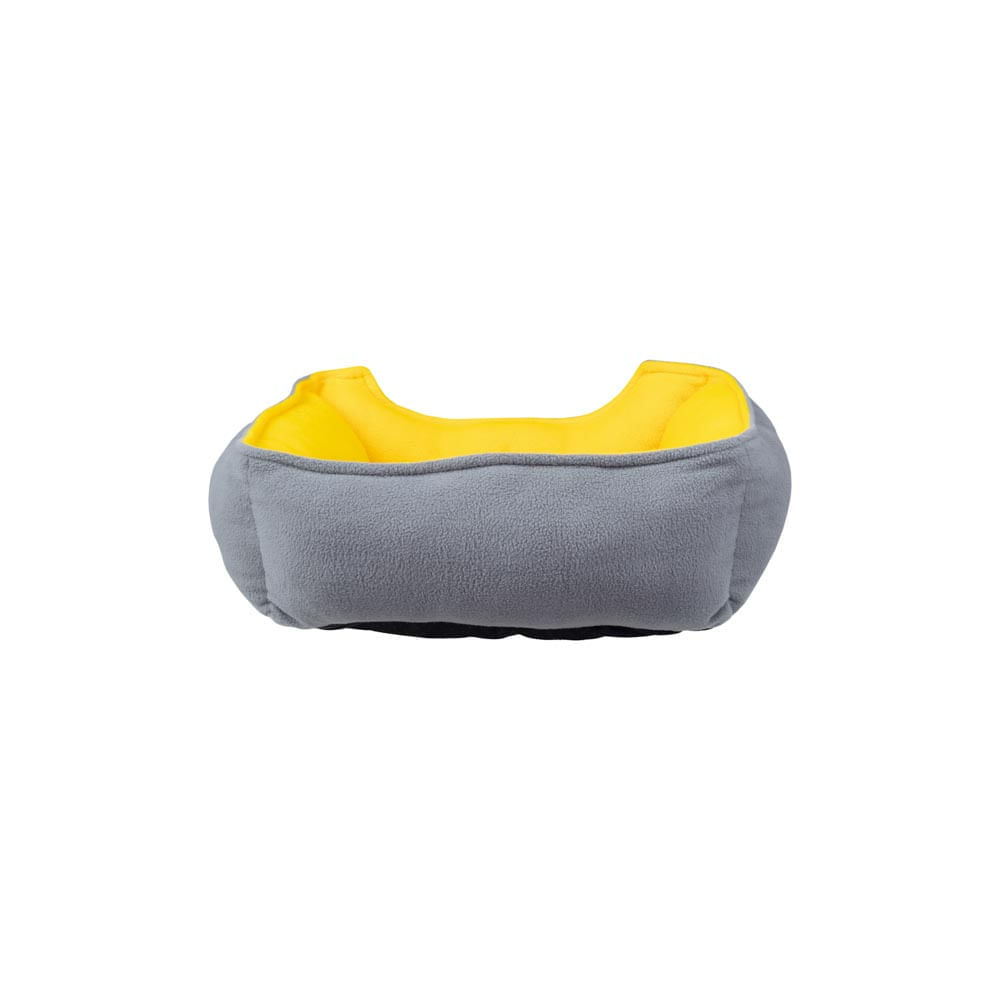 Cama Retangular PP Azul e Amarela