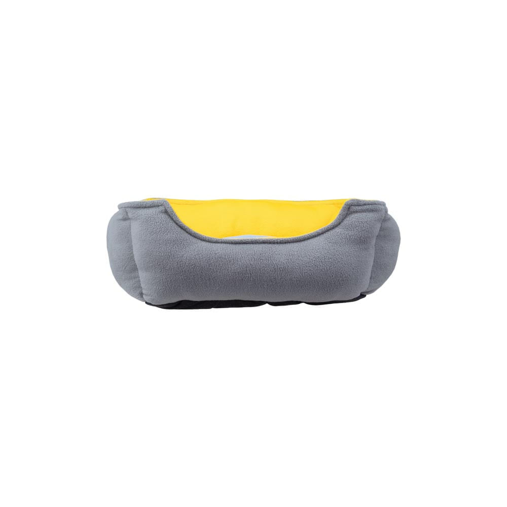 Cama Retangular PP Azul e Amarela