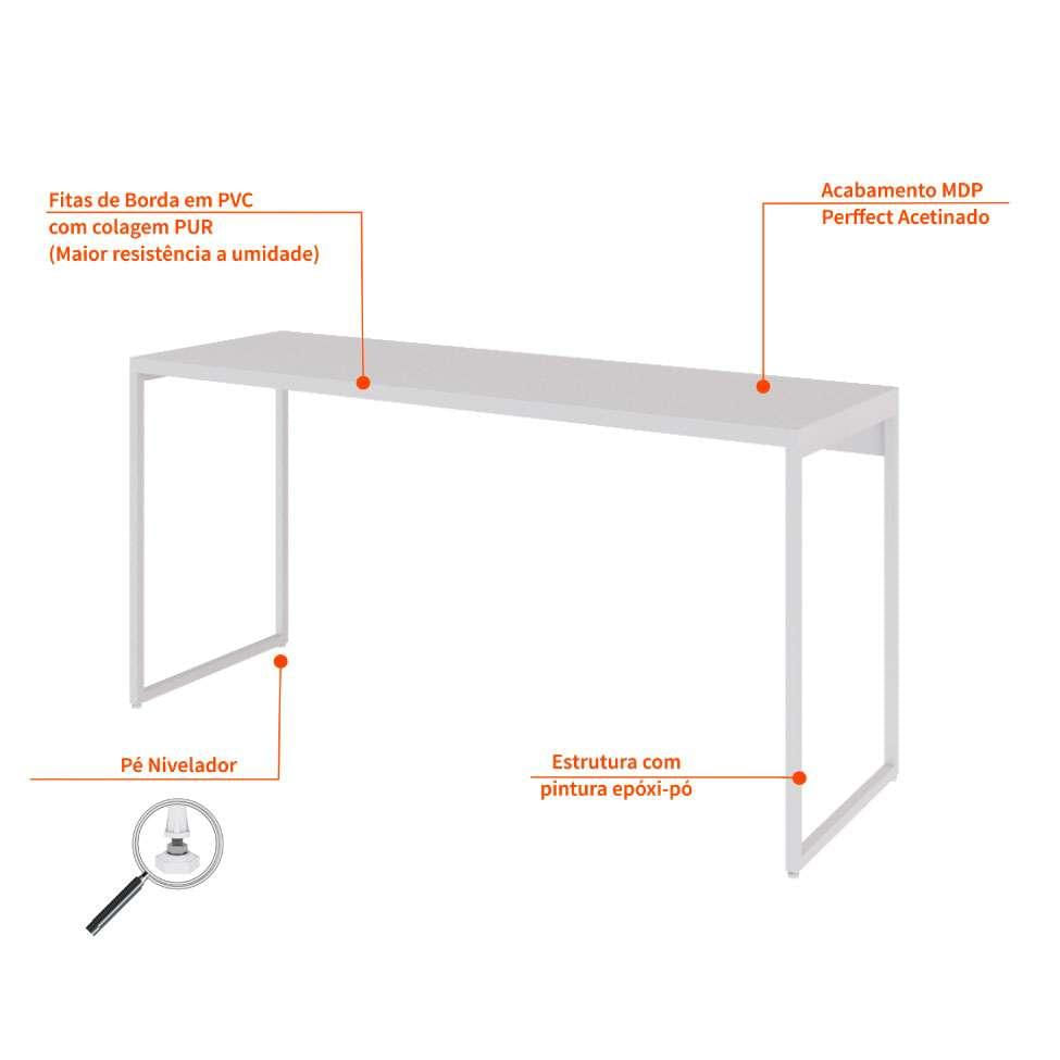 Escrivaninha Studio Branca 150 cm