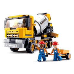 Blocos de Montar Caminhão Betoneira 296 Peças