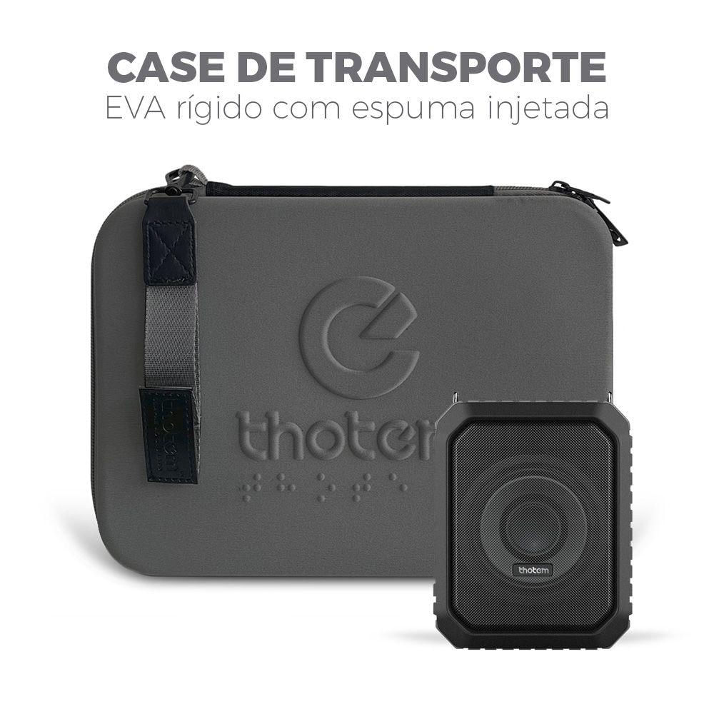 Amplificador Profissional Portátil De Voz Thotem Ax, 18w De Potência E Acompanhado De 2 Microfones