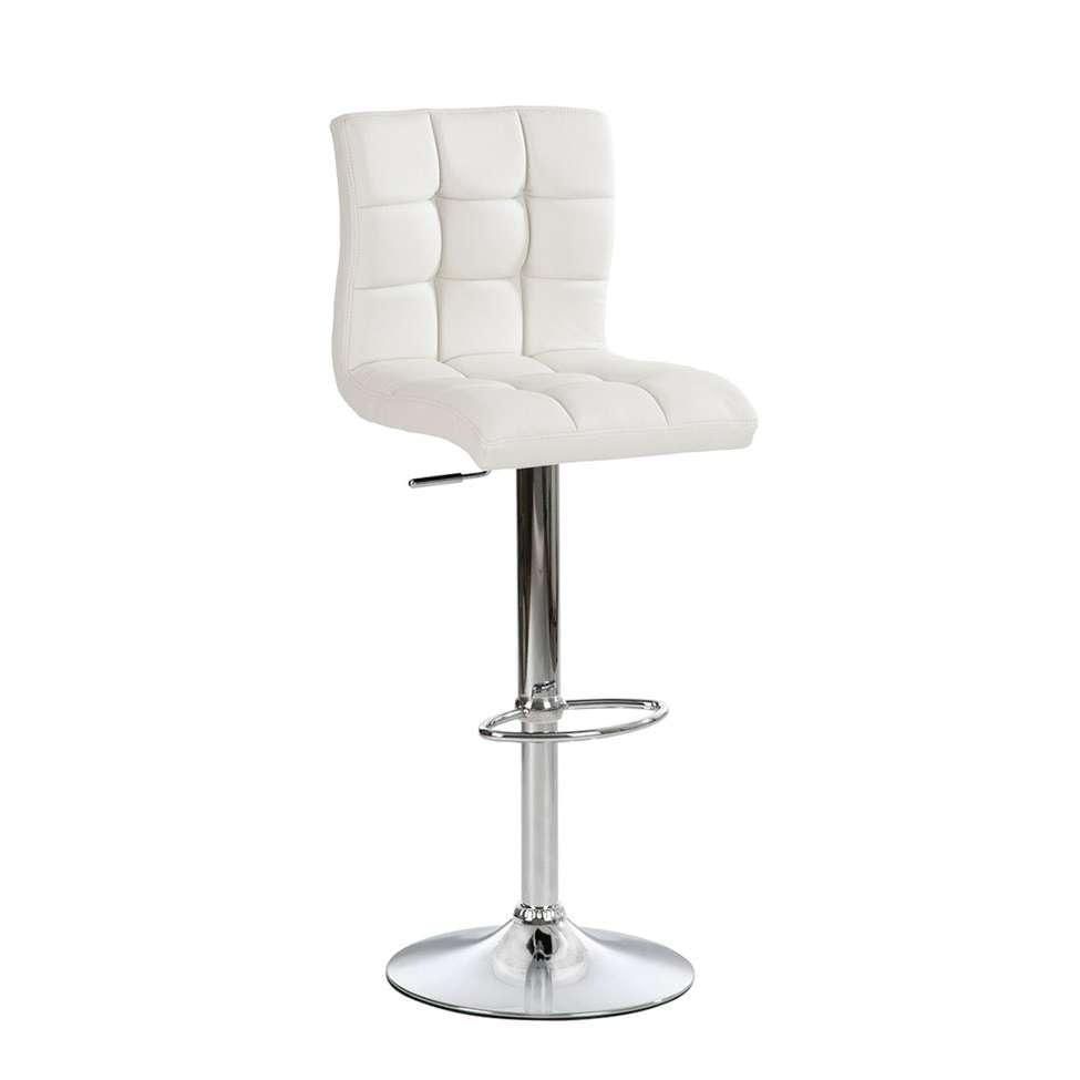 Conjunto com 2 Banquetas Giratórias Fitz Branco