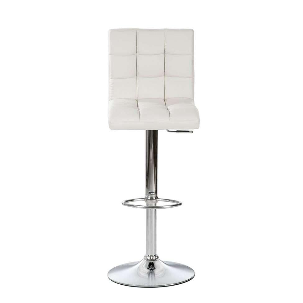 Conjunto com 2 Banquetas Giratórias Fitz Branco